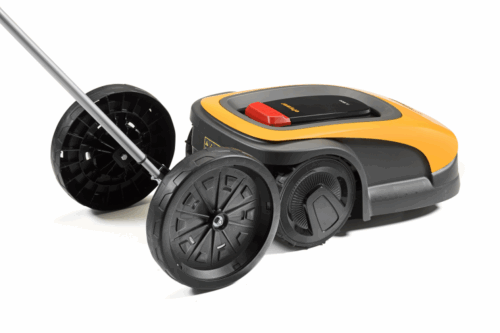 STIGA autonóm robotfűnyíró telepítőkocsi