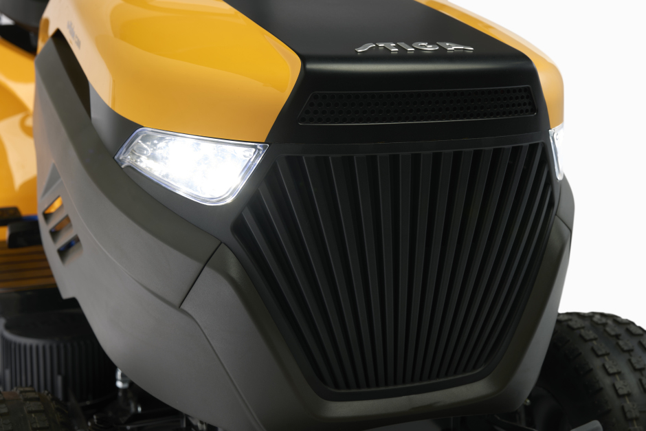 STIGA akkumulátoros fűgyűjtős fűnyíró traktor ESTATE 384e - Image 4