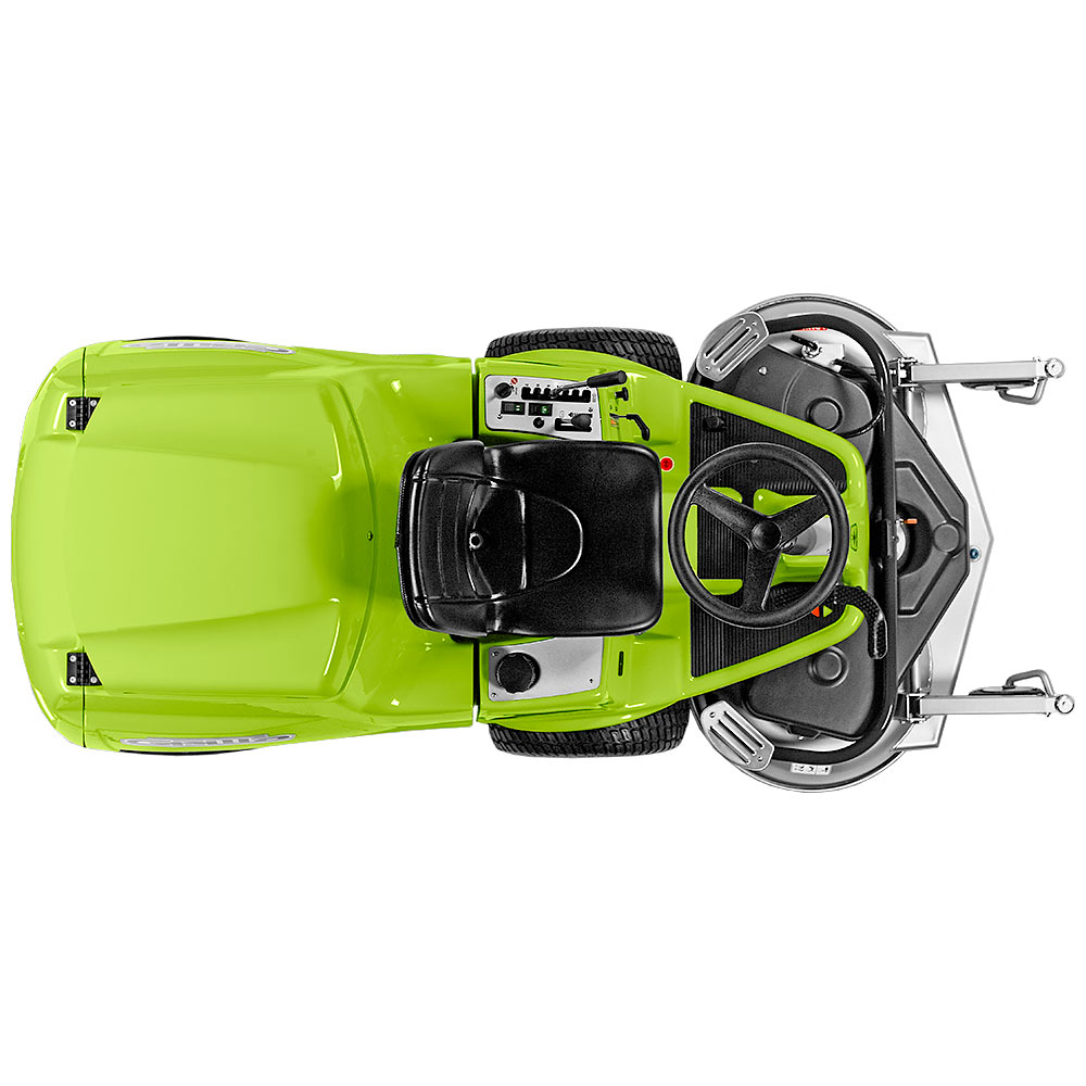 GRILLO gyűjtős frontkaszás fűnyíró traktor FD 280 ( Vágóasztallal ) - Image 4