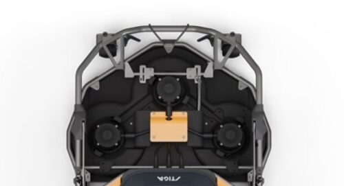 STIGA akkumulátoros frontkaszás robotfűnyíró NEXUS Kit (vágóasztallal, akkumulátorral és töltővel)